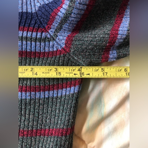 Tory Burch striped turtleneck sweater, size S - Picture 11 of 12